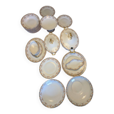 Complete Table Service Limoges William Guérin & Co - 20th Century Porcelain