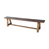 Large rustic bench brut Périgord