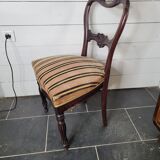 Chaise style Louis Philippe en acajou