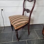 Chaise style Louis Philippe en acajou