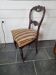 Chaise style Louis Philippe en acajou