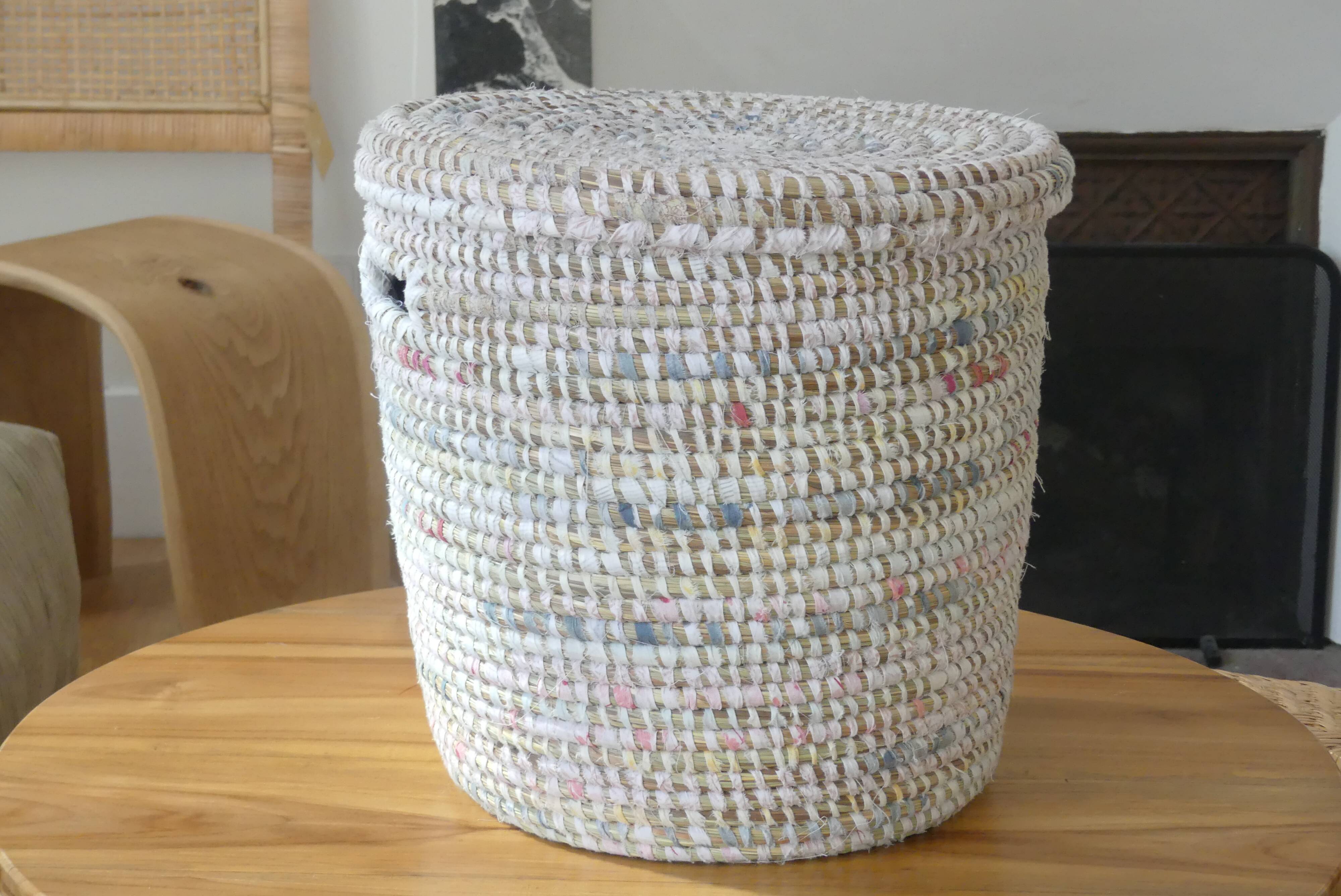 Bohemian laundry basket