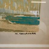 Silkscreen by Georges Roudneff – numbered print 71/80 – framed