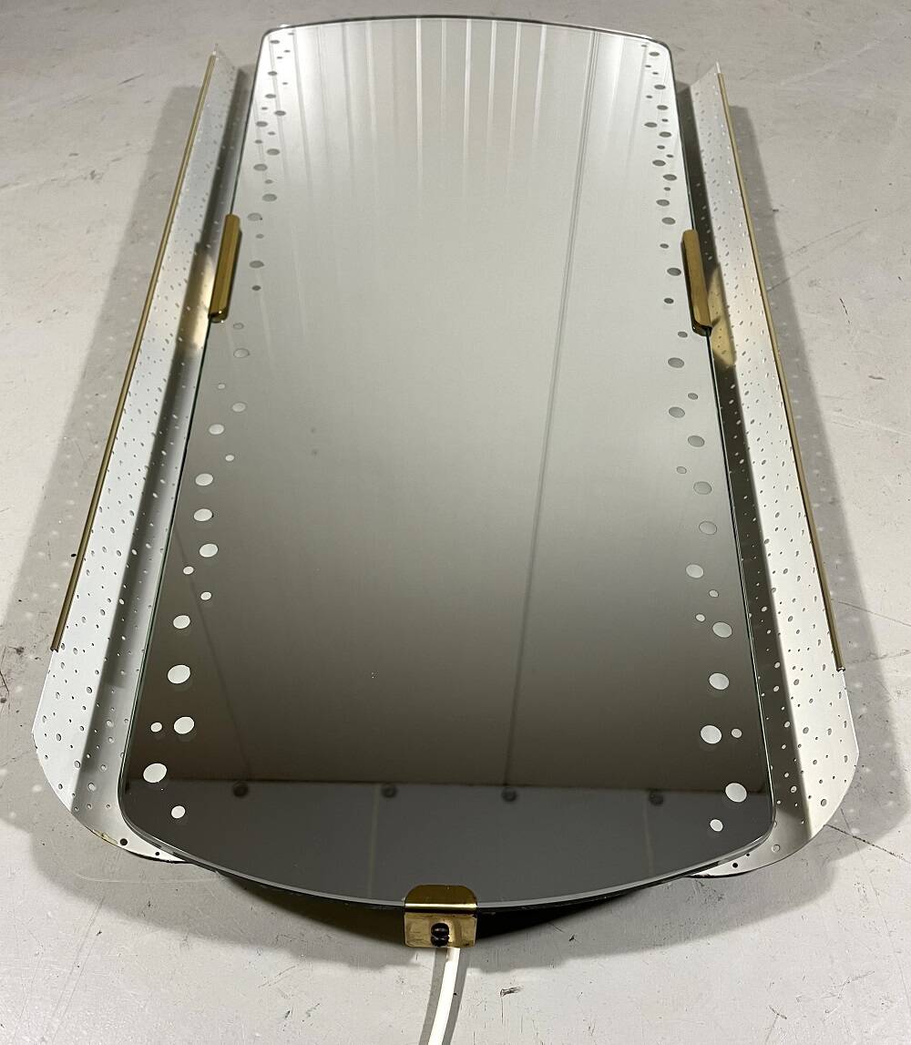 Ernest Igl illuminated mirror for Hillebrand Germany