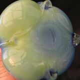 Small blown glass vase in murano style.