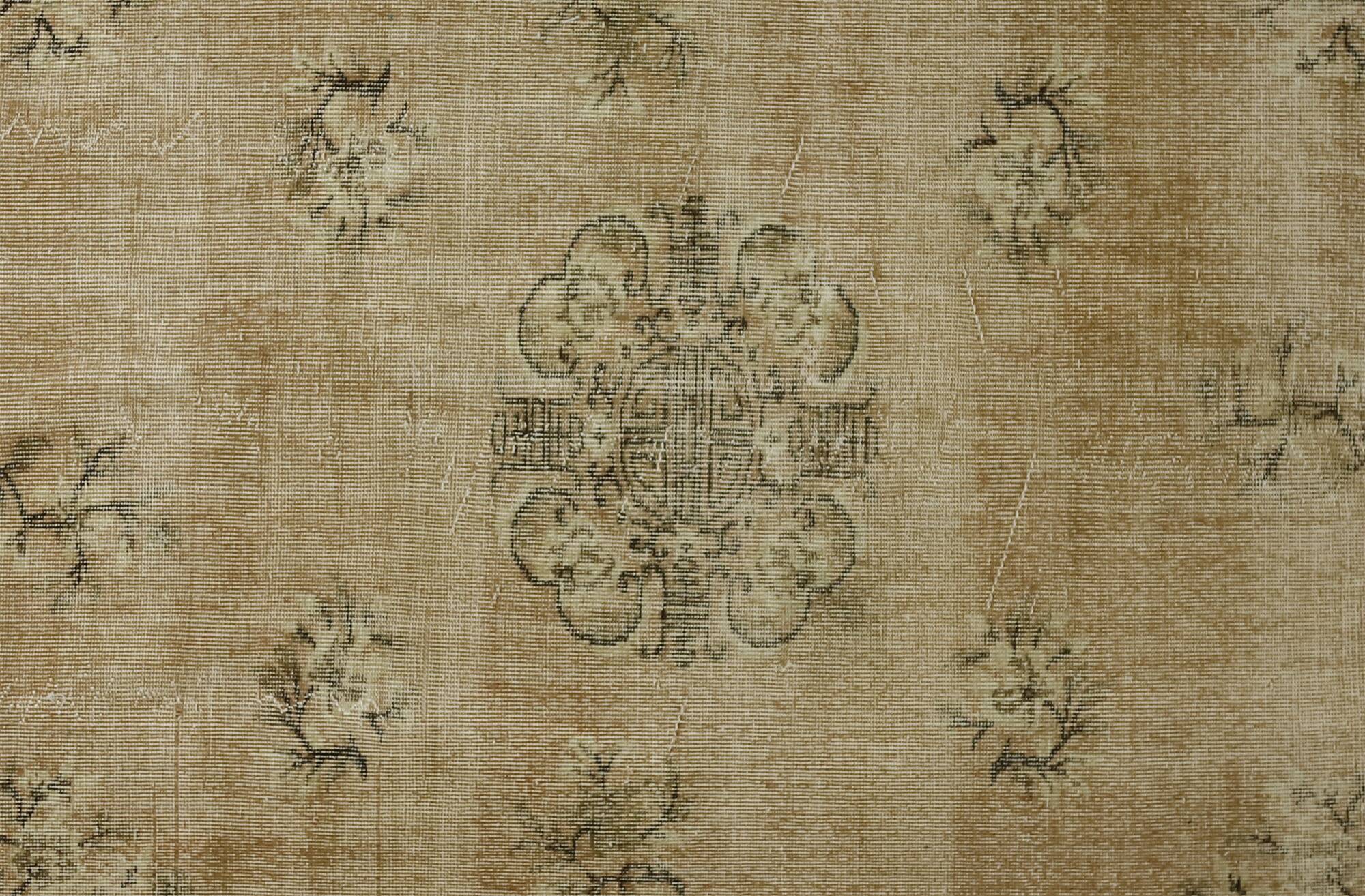 Tapis Oushak Vintage – Palette Chaude & Motifs Subtils, 172 x 258 cm