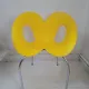 Ripple chair jaune design Ron Arad pour Moroso