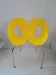 Ripple chair jaune design Ron Arad pour Moroso