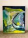 Abstract, oil on canvas signed Christian Mallet 2002