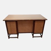 Vintage bamboo and cane desk