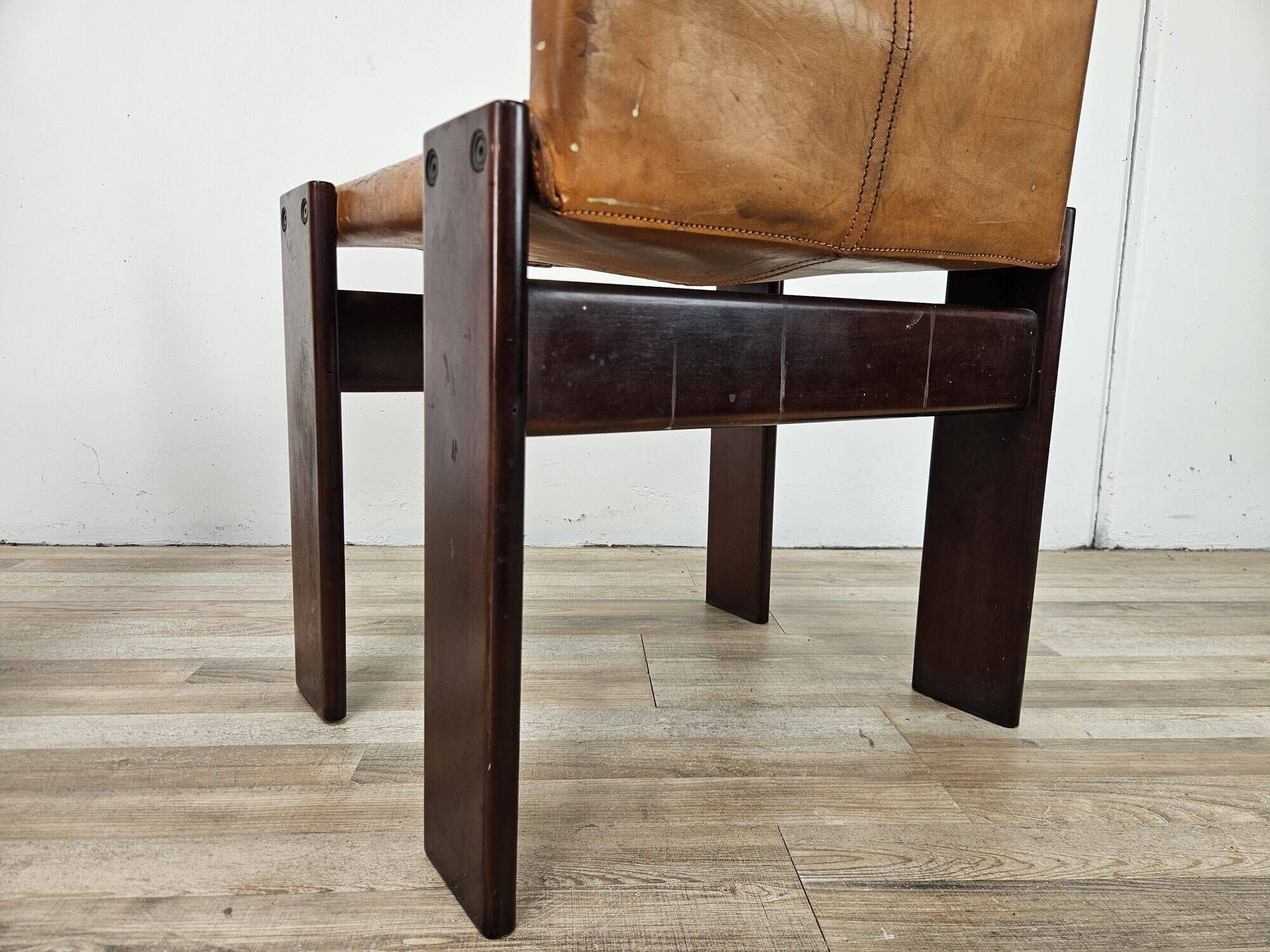 Pair of Monk chairs by Afra and Tobia Scarpa for Molteni, 1970