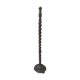 turned wooden lamp post base