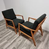 Restored pair of armchairs by Uluv