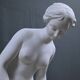Important biscuit sculpture "The Bather" after Falconet – late 19th century.