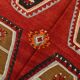 Grand Kilim Designer Vintage, Tapis Anatolien Rouge Fait Main, 149x308 Cm