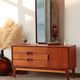 Restored vintage teak hairdresser from the 1960s.