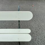 Garden bench old cast iron feet