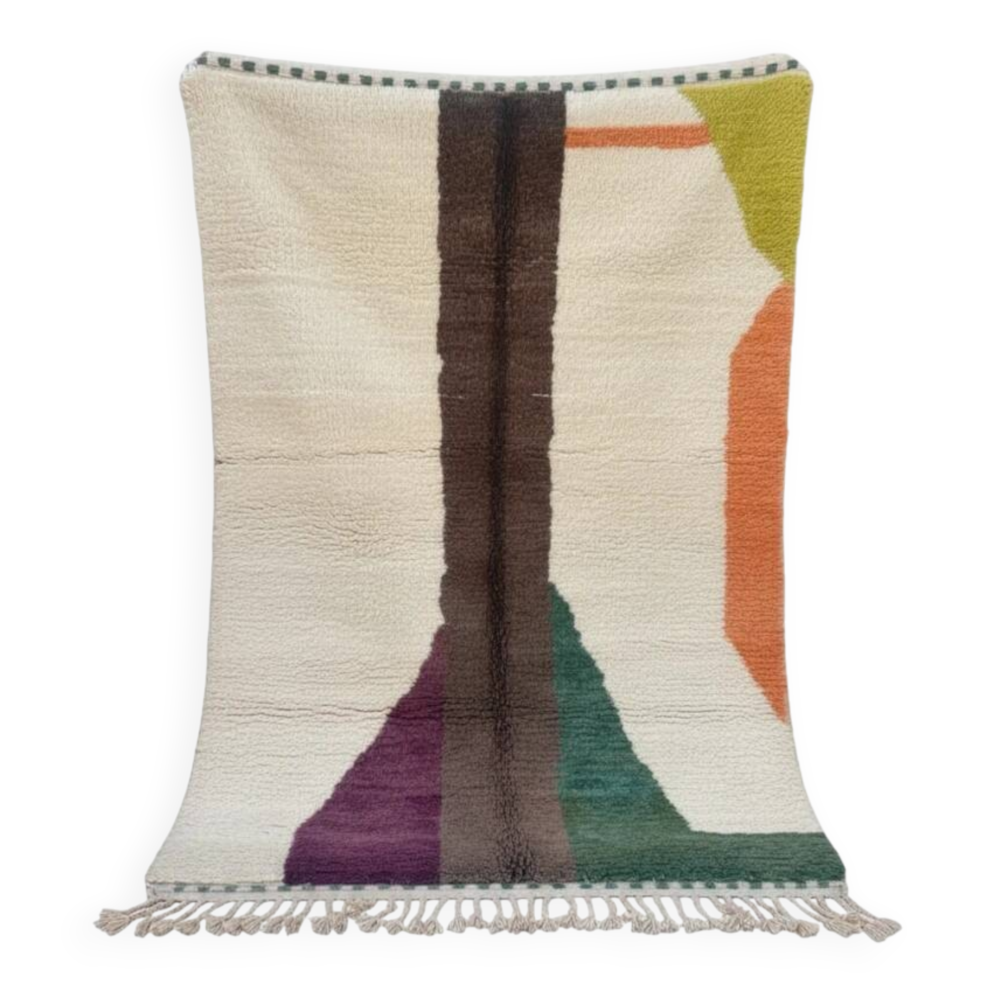 Modern coloured Berber rug