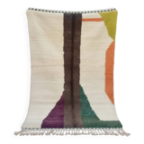 Modern coloured Berber rug