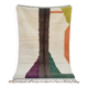Modern coloured Berber rug