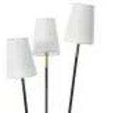 Lampadaire vintage tripodes à 3 abat-jours