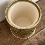 Bronze and ceramic pot Max le Verrier