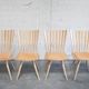 Set of 4 chairs salon mikado by Foersom & Hiort-Lorenzen for Fredericia, 1999