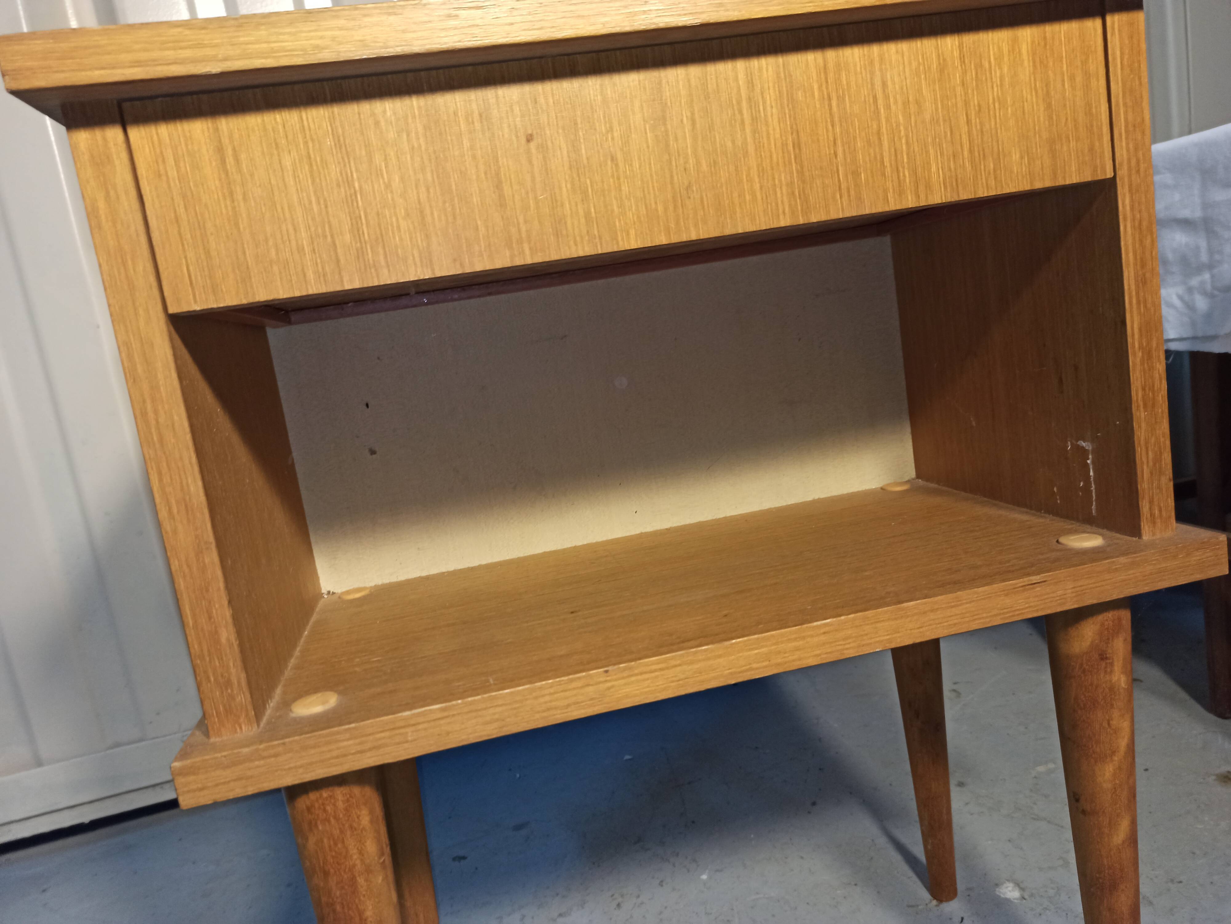 Bedside table from the 50s-60s a drawer