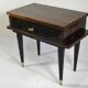 NIGHTSTAND in MACASSAR EBONY - 1960s