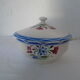 Soupière vegetable flat model Elorn Sarreguemines Digoin faience old