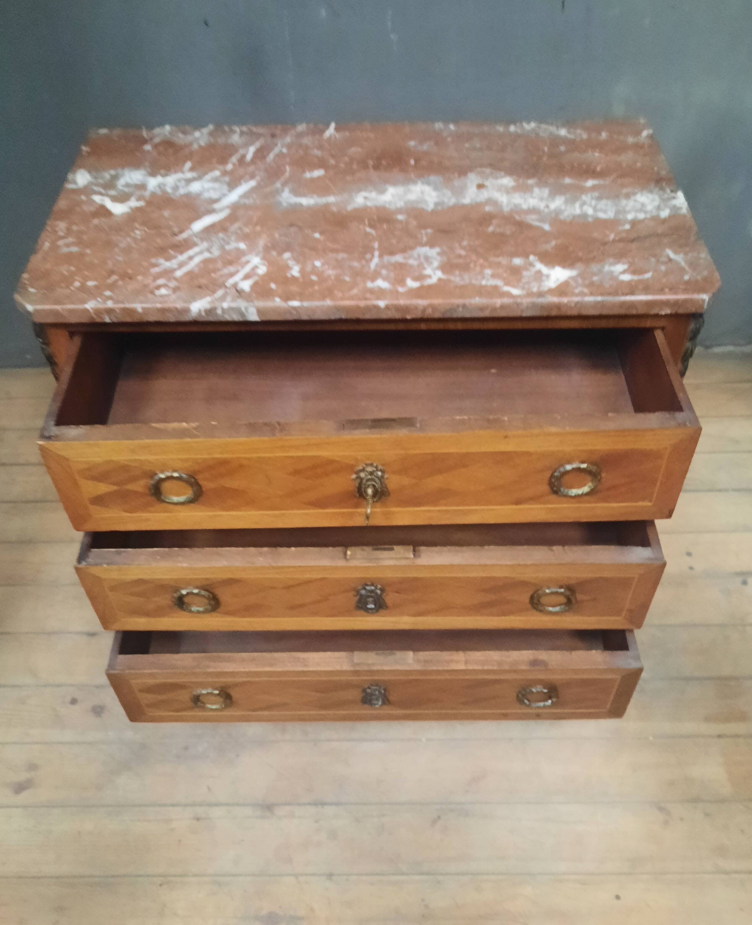 Commode transition en bois de plaquage