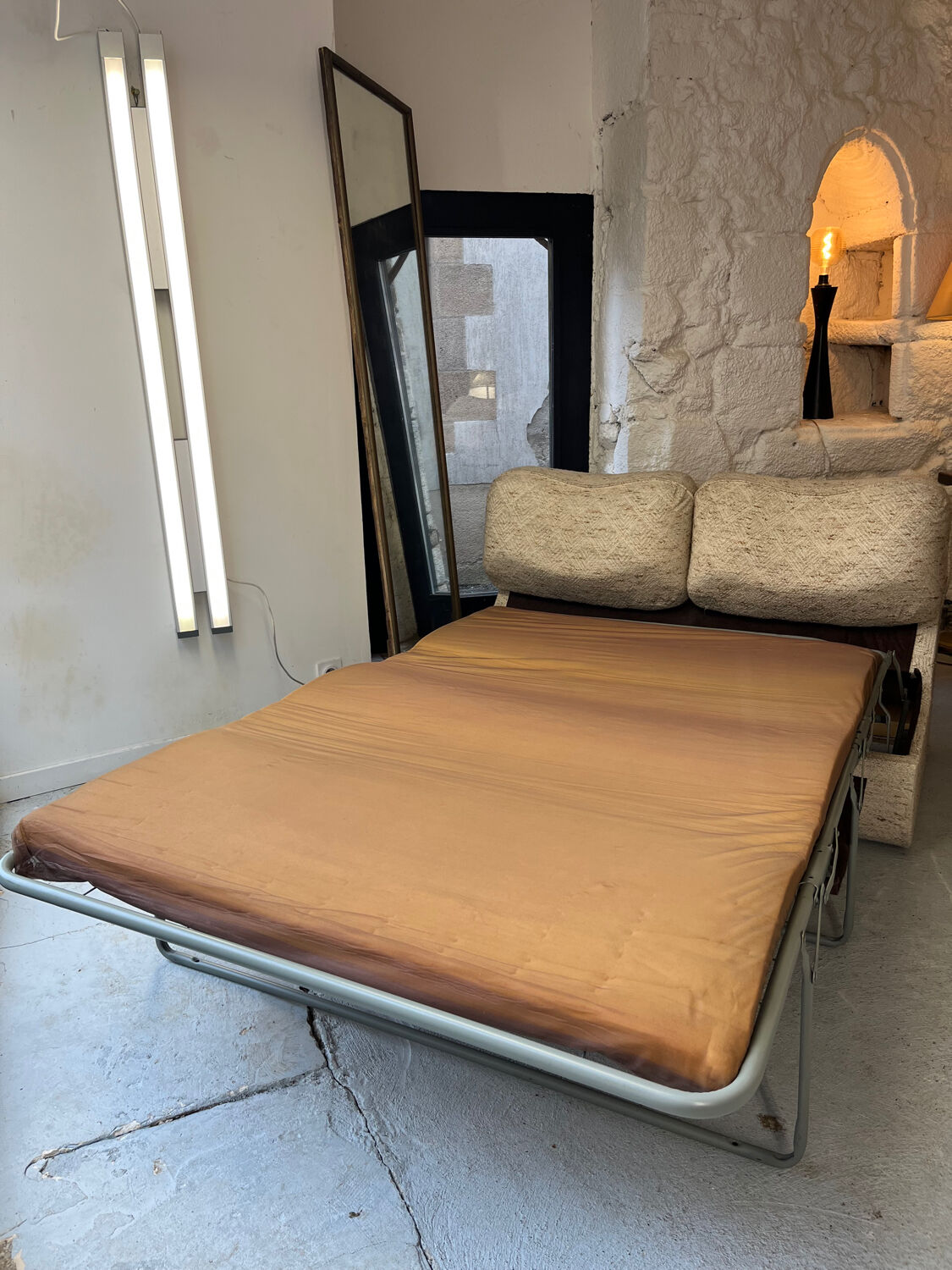 Canapé d’angle modulable années 70