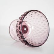 Vintage purple glass sugar bowl from the mid-century, Italy, 1960s.