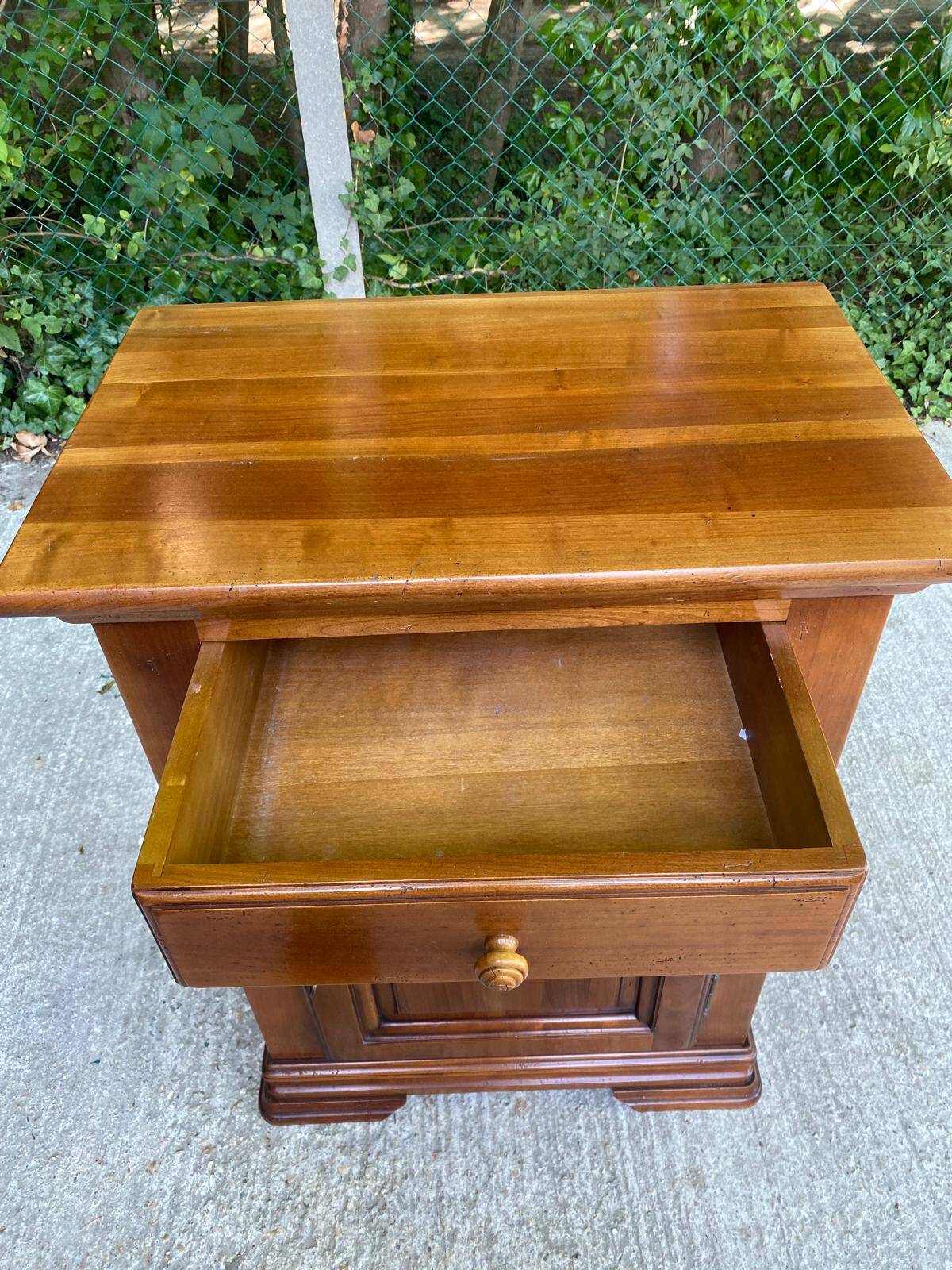Vintage chest of drawers in solid oak wood Louis Philippe 20th century