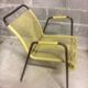 Yellow scoubidou chair