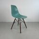 Eames Herman Miller DSW side chair in turquoise