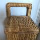 Vintage wicker basket