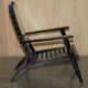 Vintage Anglo-Indian folding chair hand-painted.