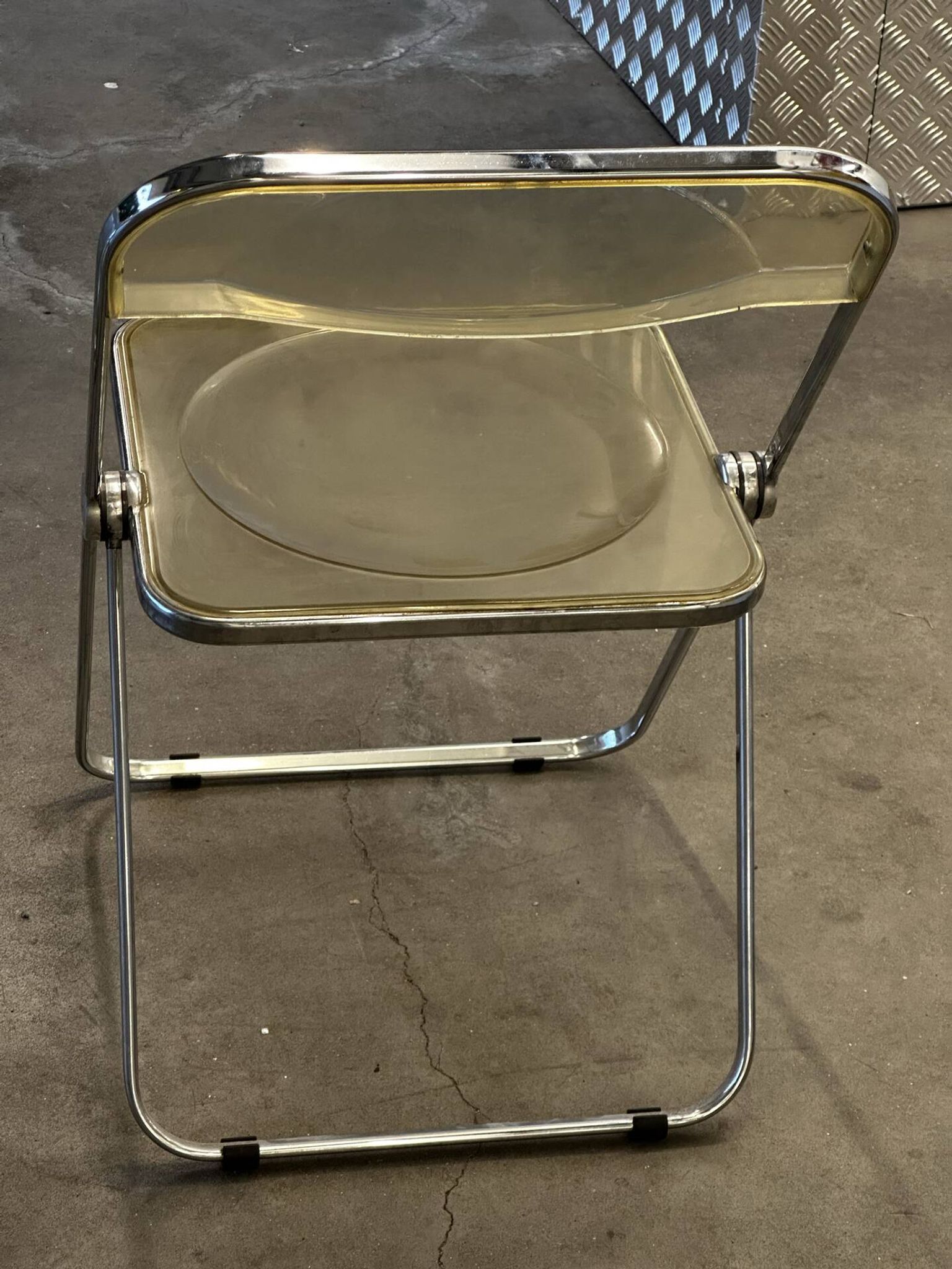 Suite de 3 chaises pliantes Plia par Giancarlo Piretti pour Castelli