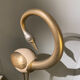 Decorative bird, ostrich egg and gold metal, 1970