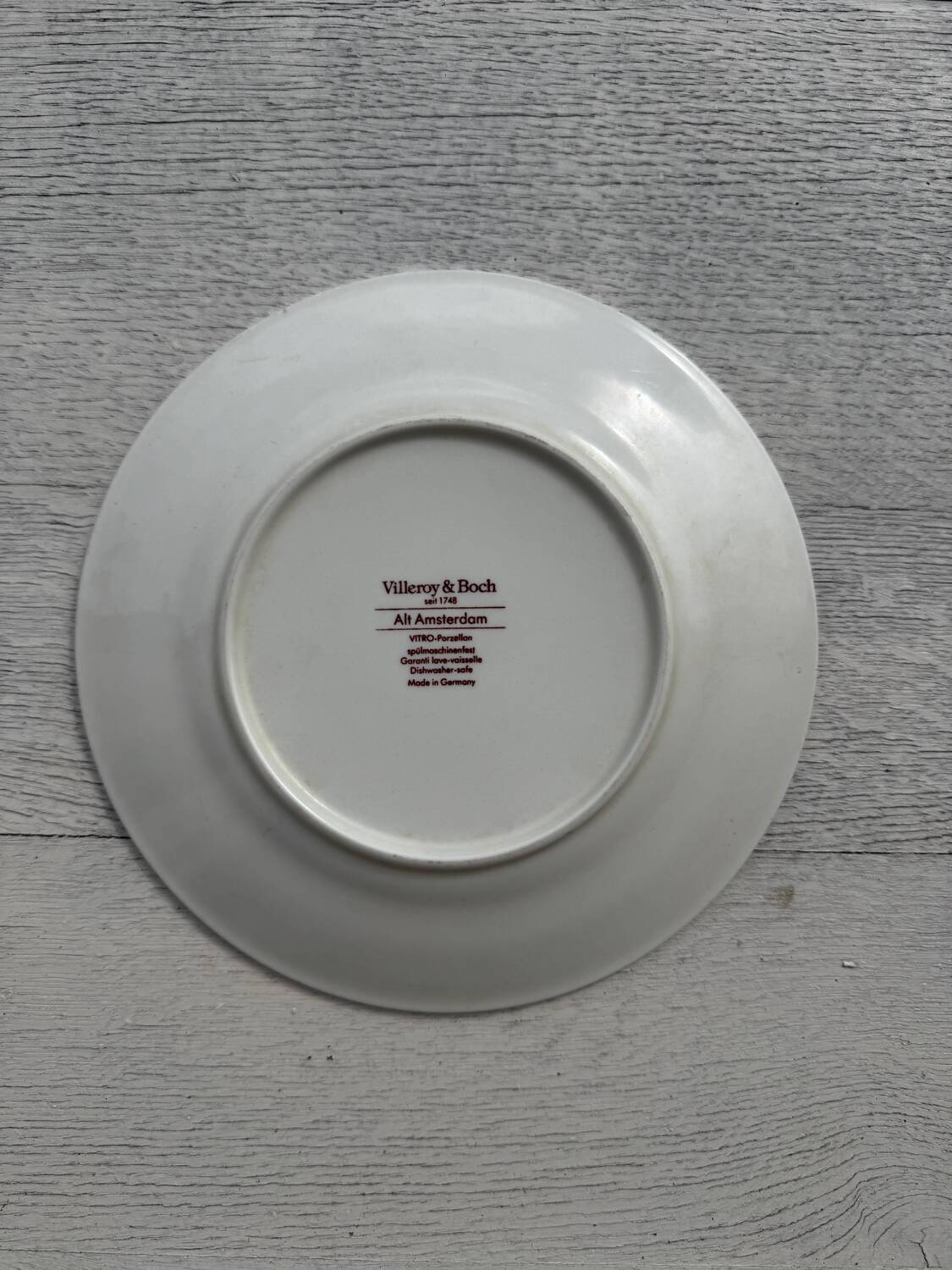 3 Villeroy & Boch plates - Alt Amsterdam