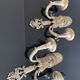 Wall lamp Mascherone Tragedia Greca in silver cast alloy