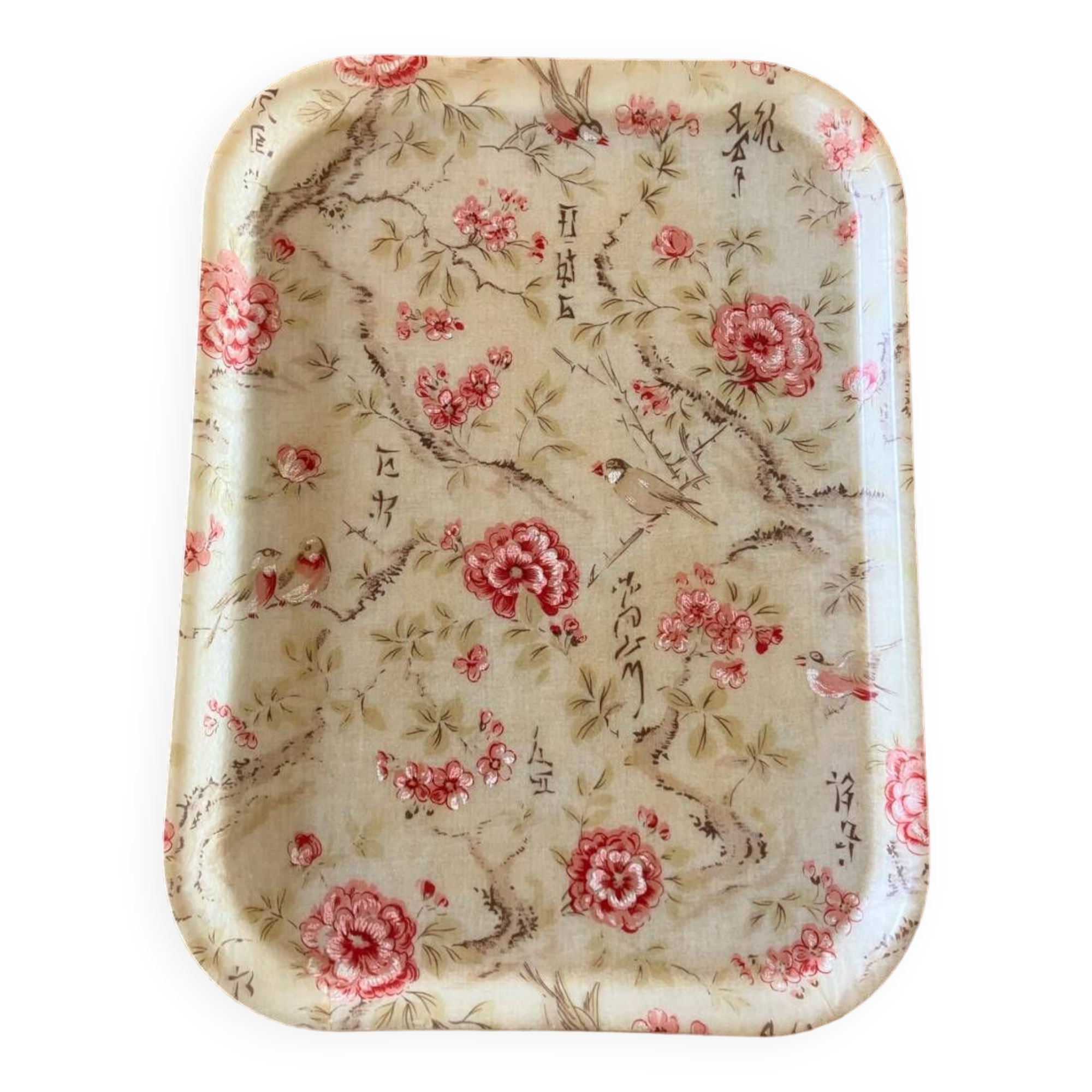 Plateau vintage en fibre de verre