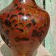 Cloisonné metal vase