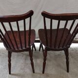 Pair of vintage bistro chairs