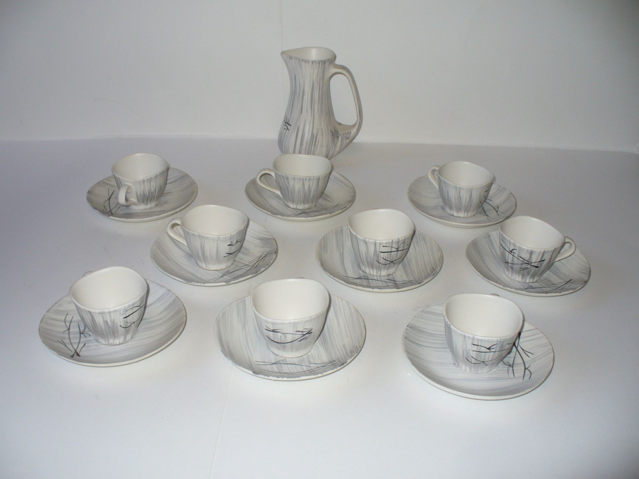 Niderviller coffee service 9 pieces from the 50s