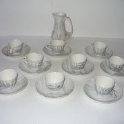 Niderviller coffee service 9 pieces from the 50s