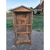 Aviary bird cage wood and wire mesh
