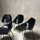 Set of 4 Pierre Guariche Coquillage chairs