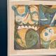Large Original Swedish Graphic Sheet – "Composition" by Thormod Larsen – 1971 – Vintage and Framed – 79 × 59 cm (31.1" × 23.2")